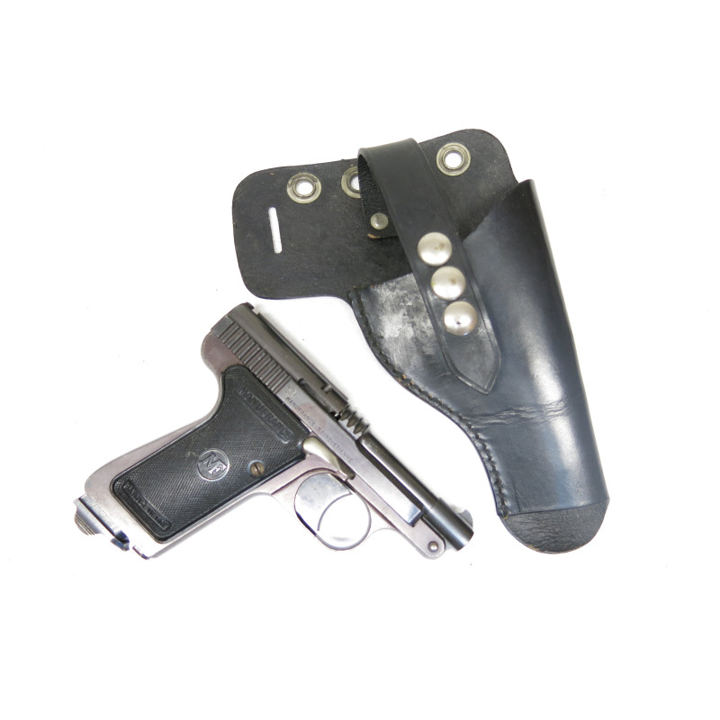 Etui cuir pistolet 7.65 Le Français ref 100