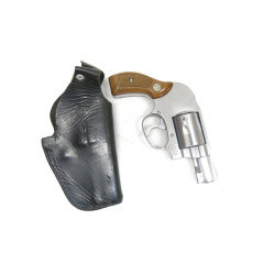 Etui cuir revolver 2 pouces  ref  110