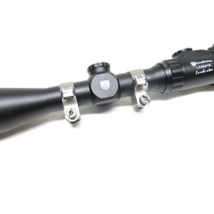 Lunette NikkoStiling avec collier carabine  Mini 14 silver  1.5 x 6 x 44 IR 