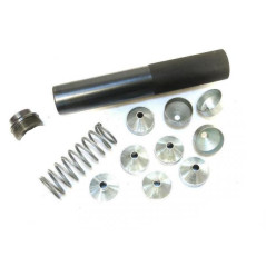 Silencieux acier carabine USM1 avec son adaptateur 