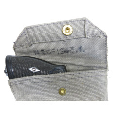 Etui toile original 1943 pour revolver Webley calibre  455 ref  49