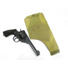 Etui toile original camouflé  pour revolver Webley calibre  455 ref  233