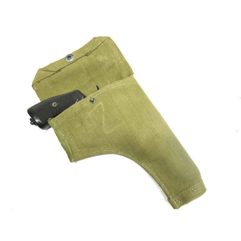 Etui toile original Indochine pour revolver Webley calibre  455 ref  663