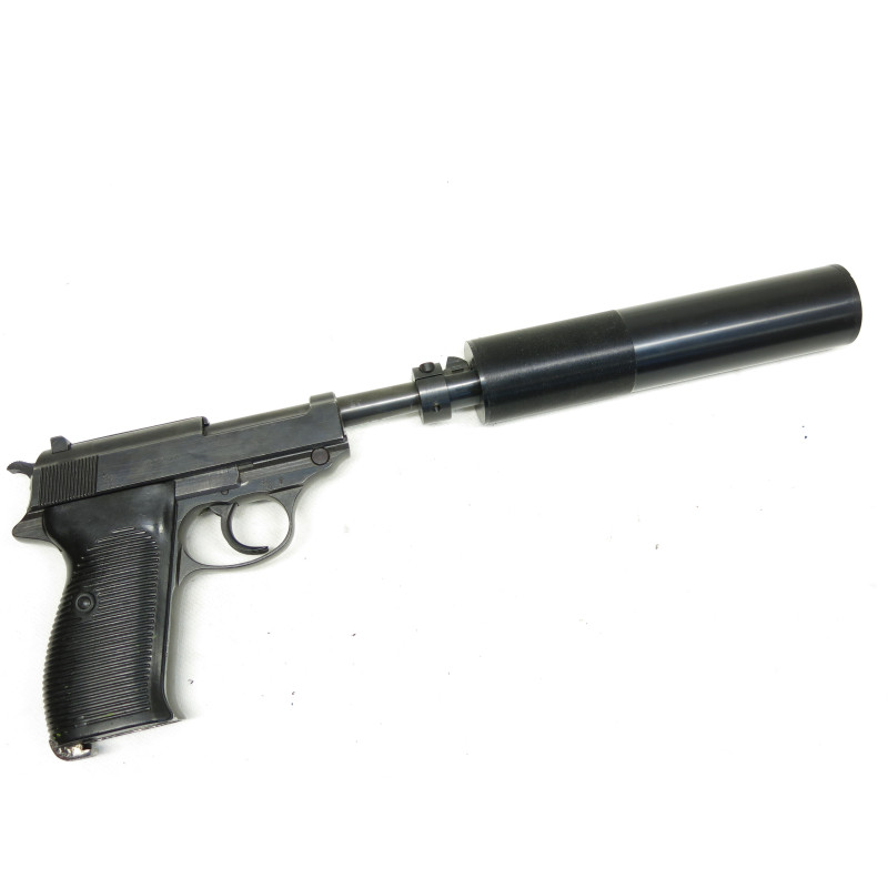 Silencieux avec adaptateur pour pistolet Walther P38  39/45 