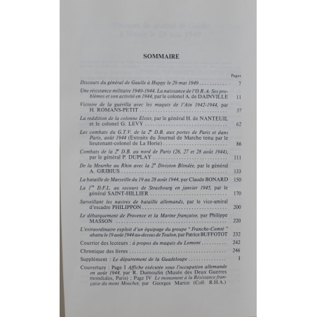 Revue Historique Des Armées. No 3 - 1974