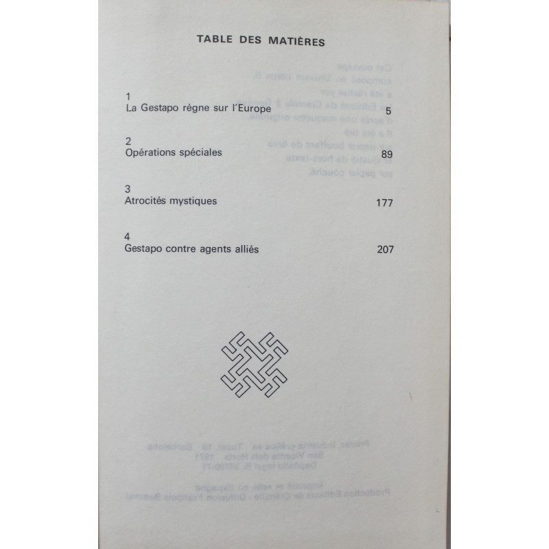 Histoire secrète de la Gestapo, tome 3