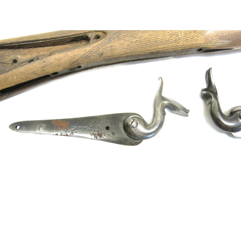 Crosse bois avec 2 platines ref 336