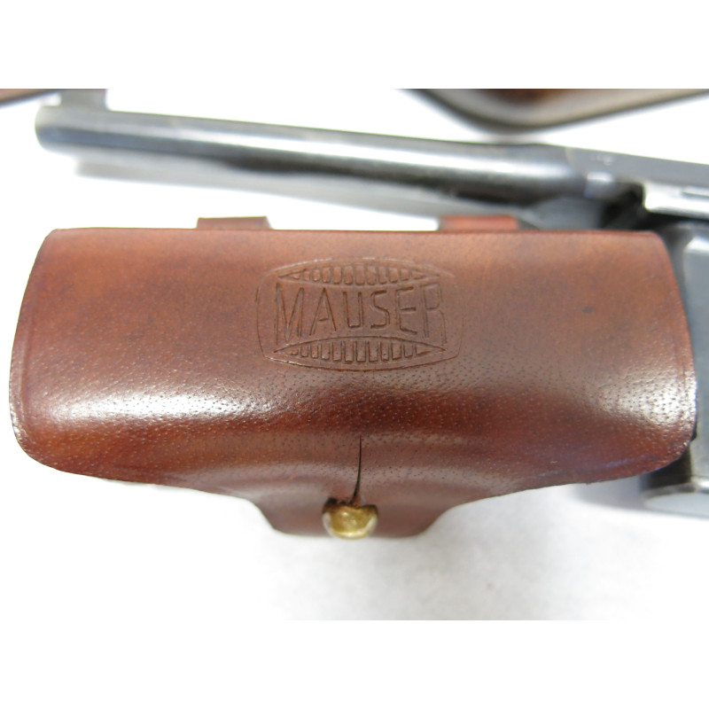 Cartouchière cuir pour Mauser C96 - Cal. 7.63 ou 9 para Cartouchière cuir pour Mauser C96 - Cal. 7.63 ou 9 para