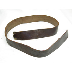 Ceinturon cuir Allemand original 1944 crochet acier ref 222