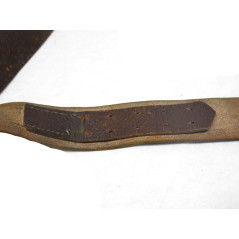 Ceinturon cuir Allemand original 1944 crochet acier ref 222