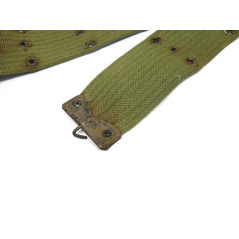 Ceinturon toile usagé  armée Francaise indo Algerie ref 55  