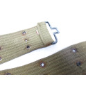 Ceinturon toile usagé  armée Francaise indo Algerie ref 55  