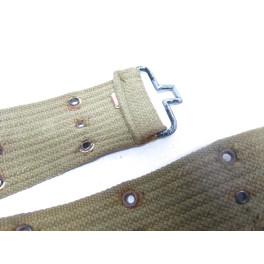 Ceinturon toile usagé  armée Francaise indo Algerie ref 55  
