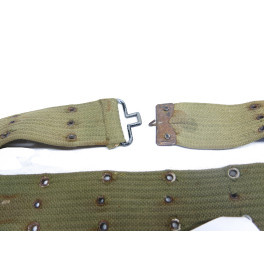 Ceinturon toile usagé  armée Francaise indo Algerie ref 55  