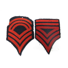 Lot de 2 Grades tissu US Marines originaux ref 336