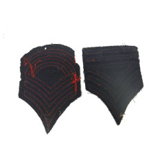 Lot de 2 Grades tissu US Marines originaux ref 336