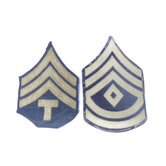 Lot de 2 Grades tissu US army ref 48
