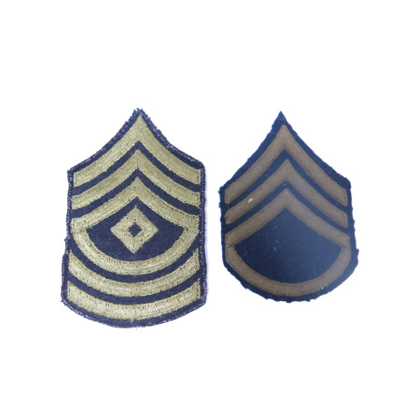 Lot de 2 Grades tissu US army ref 25