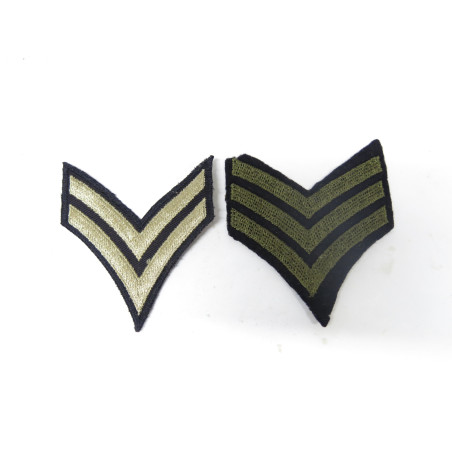 Lot de 2 Grades tissu US army ref 99