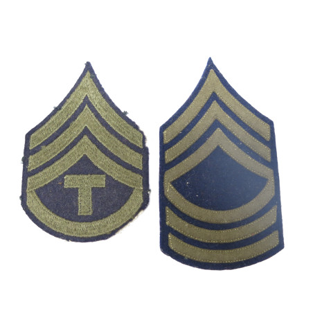 Lot de 2 Grades tissu US army ref 142