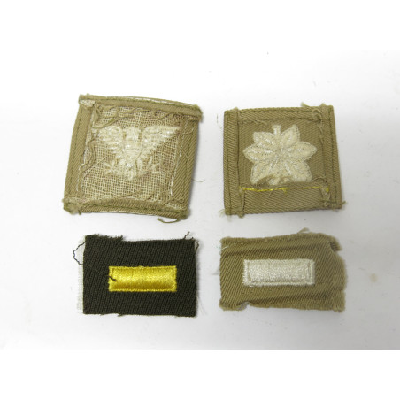 Lot de 4 Grades tissu US army ref  88 
