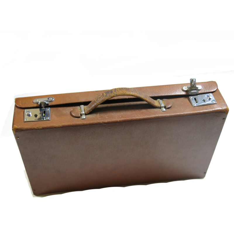 Valise cuir officier ref 602