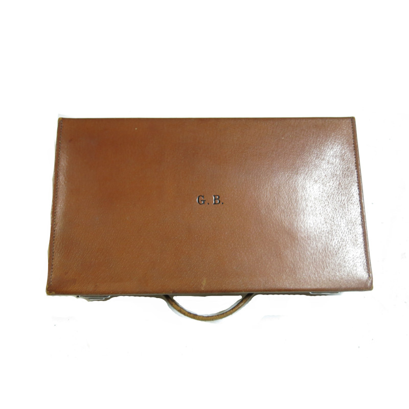 Valise cuir officier ref 602