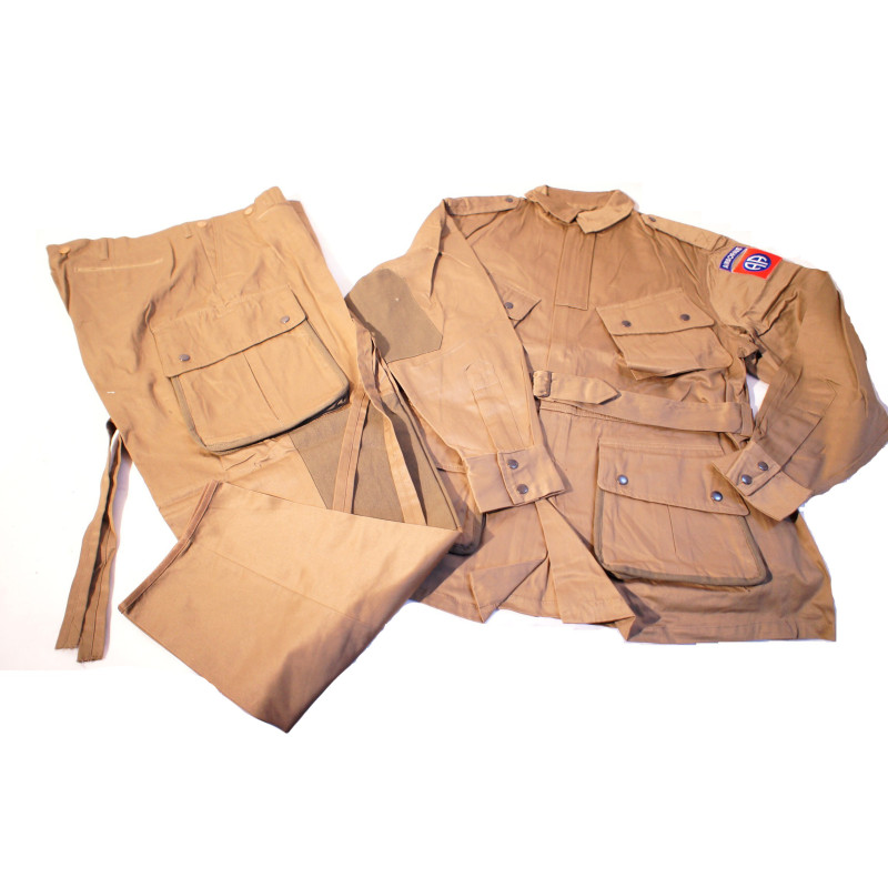Veste + pantalon parachutiste US 39/45 D-Day Veste + pantalon parachutiste US 39/45 D-Day