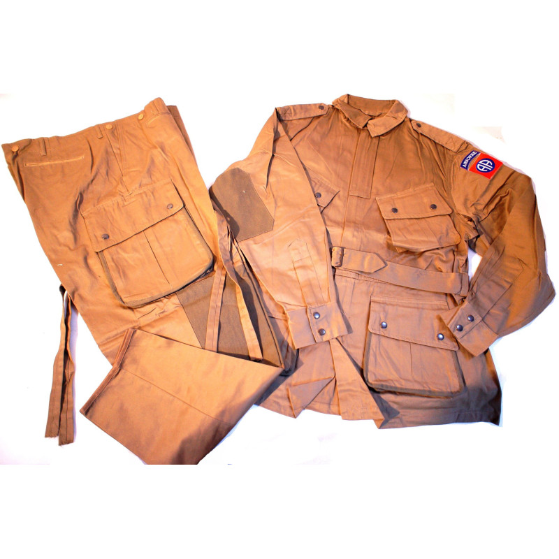Veste + pantalon parachutiste US 39/45 D-Day Veste + pantalon parachutiste US 39/45 D-Day