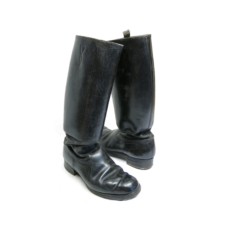 Paire de bottes cuir originales Allemandes  WH ref  950