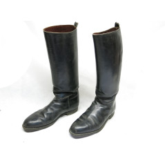 Paire de bottes cuir originales Allemandes  WH ref  211