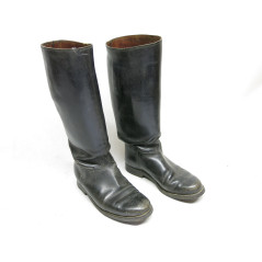Paire de bottes cuir originales Allemandes  WH ref  222