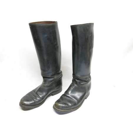 Paire de bottes cuir originales Allemandes  WH ref  222