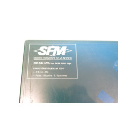 Boite ancienne SFM balles 9 para ref 33 