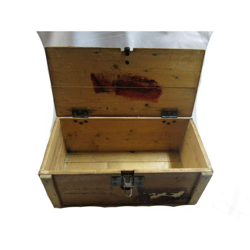  Caisse en bois pour 30 grenades à fusil anti personnelles G-Sprgr - Allemagne  ref 1030