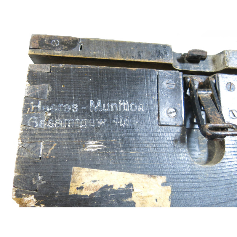  Caisse en bois pour 100 obus 20 mm Flack 1943  ref  1190