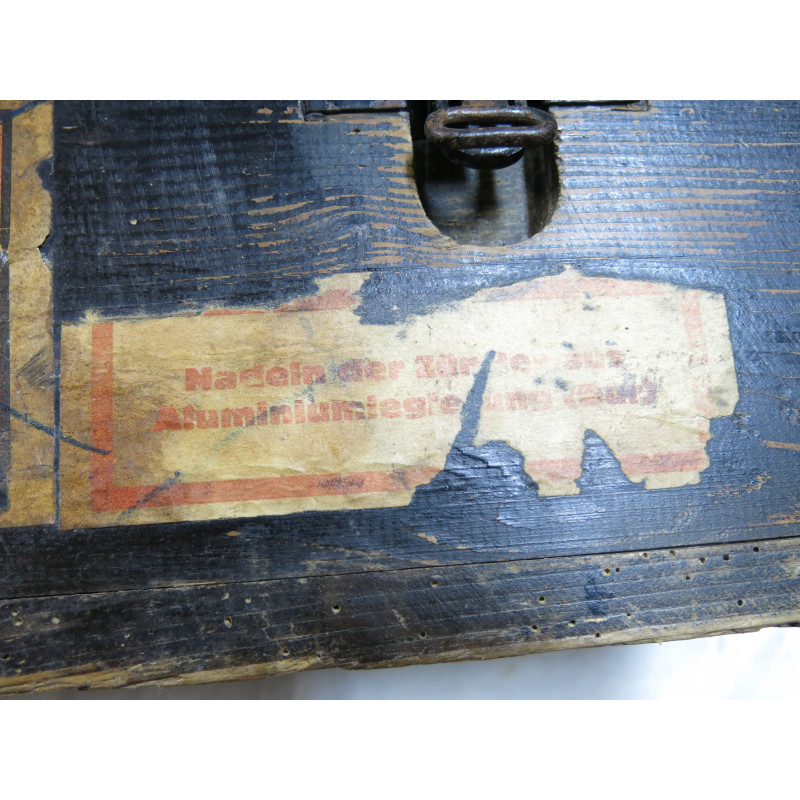 Caisse en bois pour 100 obus 20 mm Flack 1943  ref  1190