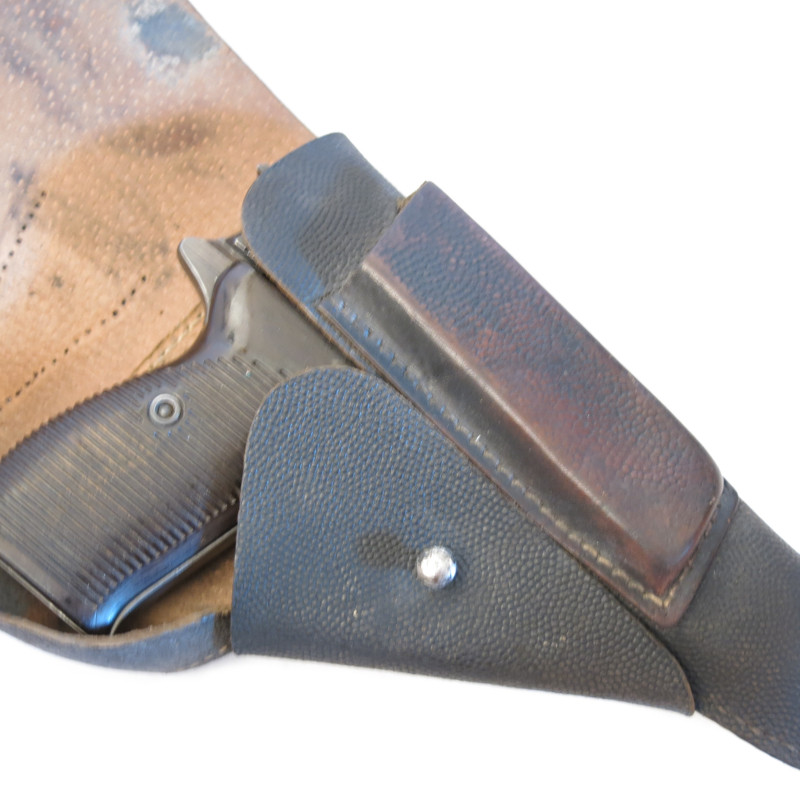 Etui cuir grenelé original P38 1944 