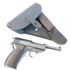 Etui cuir grenelé original P38 1944 