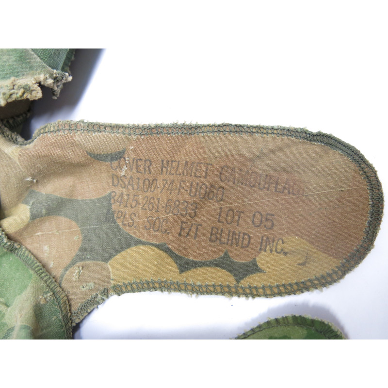 Couvre casque US Vietnam camo  jus terrain ref 60