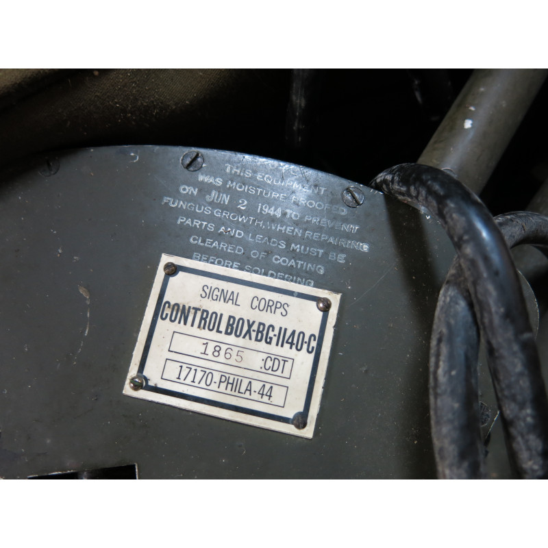 Détecteur de mine SCR 625  US 1944 dans sa boite ref 505 