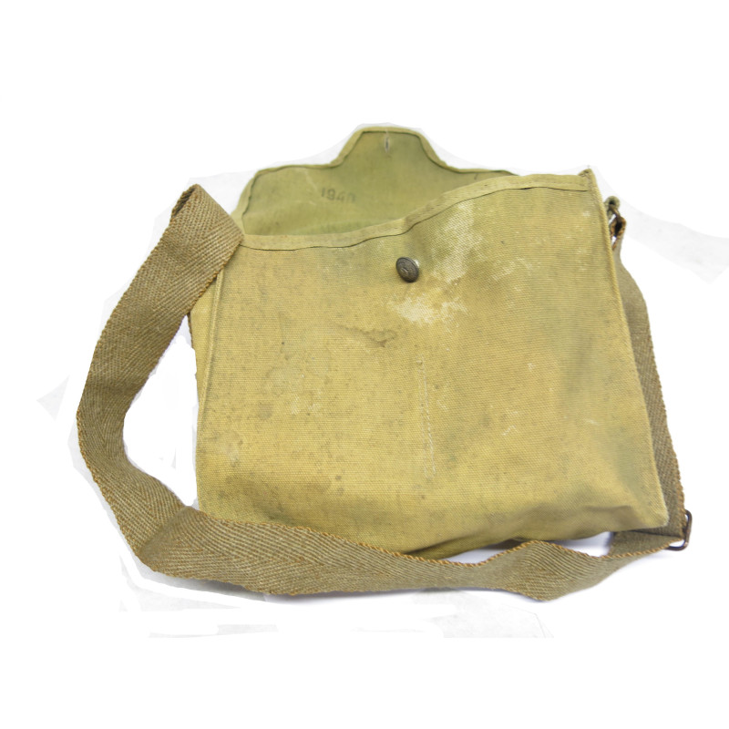 Masque a gaz Francais 1940 avec pochette  toile ref 120 