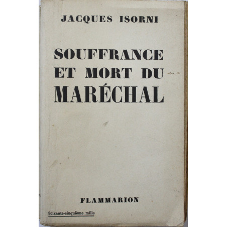 Livre Souffrance et mort du Maréchal Pétain
