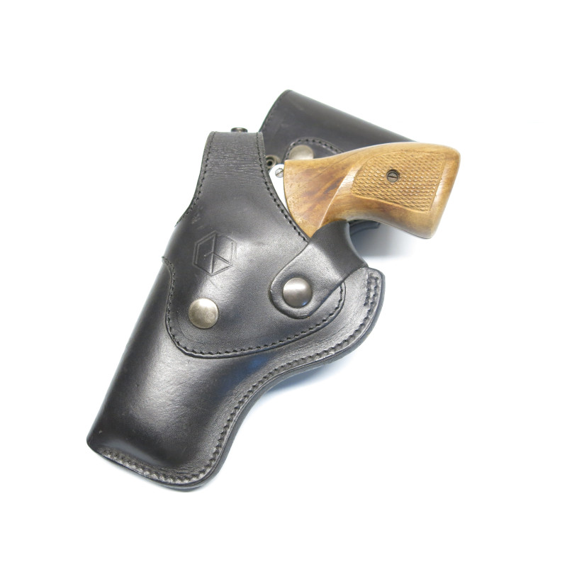Etui cuir police pour revolver 2 pouces  ref 95