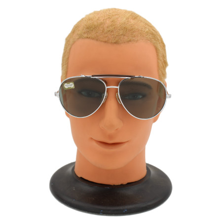 Lunettes de soleil style Ray-Ban USAAF repro verres teintés noir