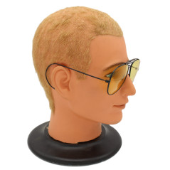 Lunettes de soleil style Ray-Ban USAAF repro verres teintés Jaune - montures noires