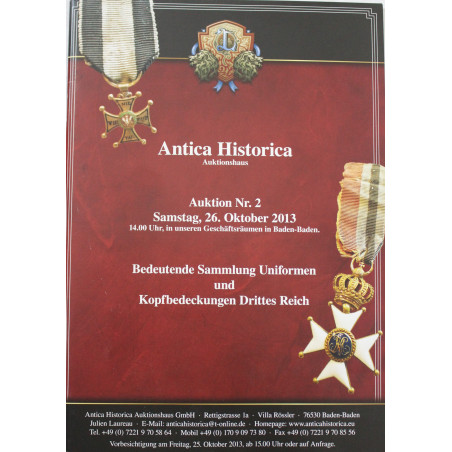 Album Antica Historica Auktion Nr 2 du 26 Oct. 2013