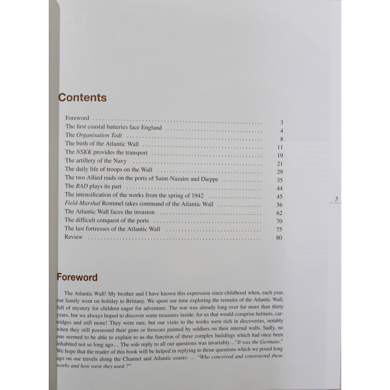 Livre The Atlantic Wall in France 1940 - 1945 de Luc Braeuer