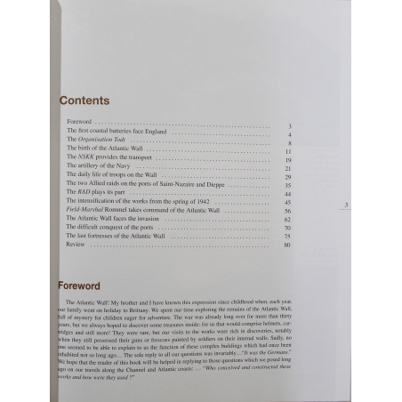 Livre The Atlantic Wall in France 1940 - 1945 de Luc Braeuer