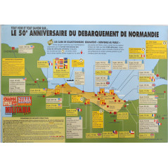 Carte du 50e Anniversaire du débarquement en Normandie